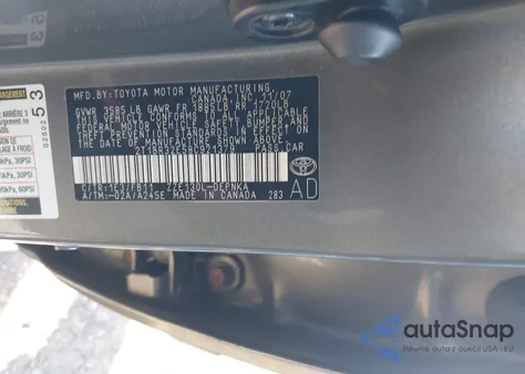 2008 Toyota Corolla Le from USA, damaged, VIN 2T1BR32E58C921379